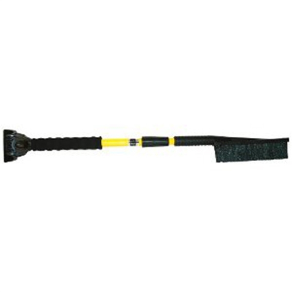 United Marketing Telescoping Handle Snow Brush w/ Ice Chisel Scraper, Adjusts from 32 in. to 42 in. Long 13054
